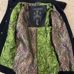 Ganesh (Italy brand) Black Jacket Size M